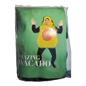 Amazing Avocado Adult Costume One Size Funny Food Bodysuit‎ Halloween